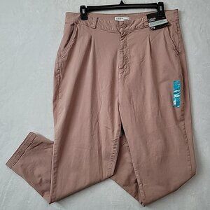 Denim & Co Primark Cares Casual Chino Pants Women's Size 16 Beige New With Tags